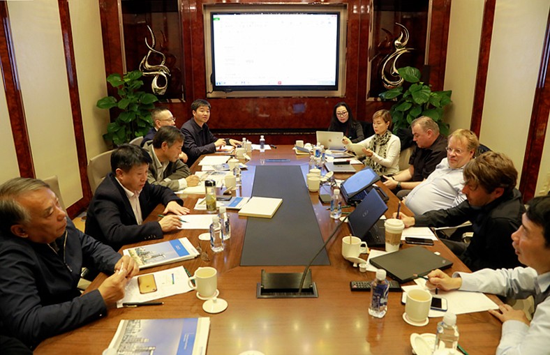 熊良虎赴京考察德国迪芬巴赫公司、ESATPOINT GLOBAL公司生态跳高高试玩板材装备工艺