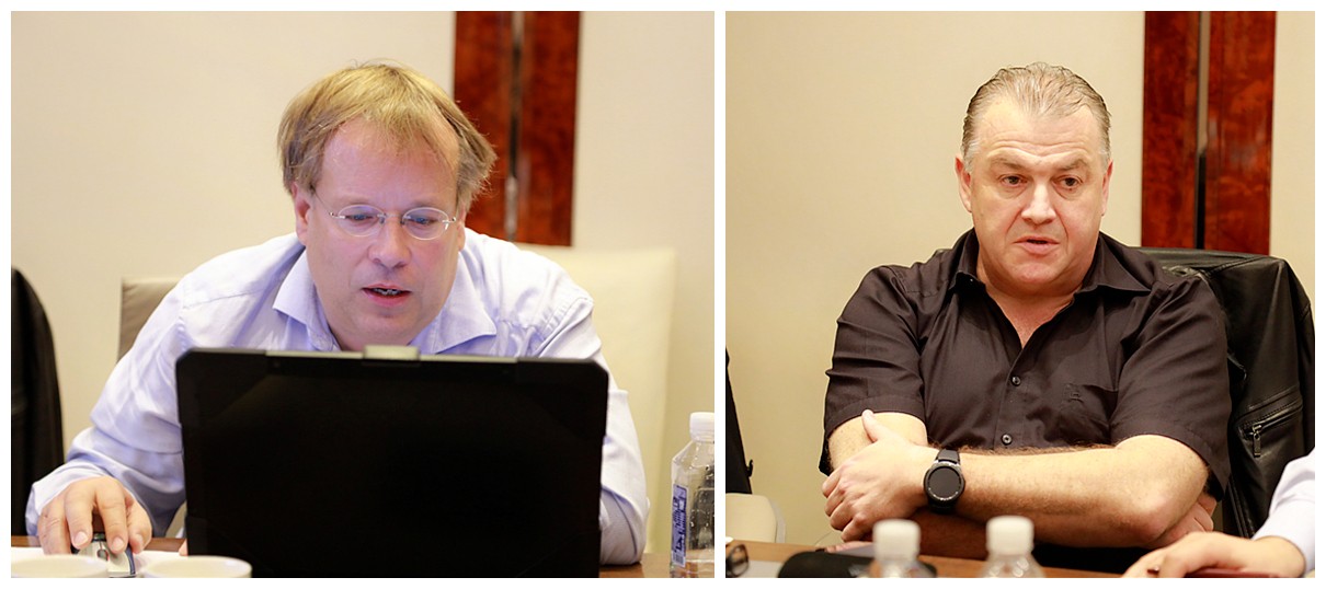 熊良虎赴京考察德国迪芬巴赫公司、ESATPOINT GLOBAL公司生态跳高高试玩板材装备工艺