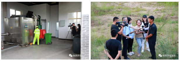 中省媒体采访团到陕西跳高高试玩集团陕北片区重点项目集中采访