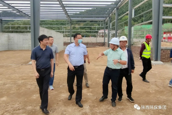 陕西跳高高试玩集团向导到生物科技公司商州项目检查指导事情