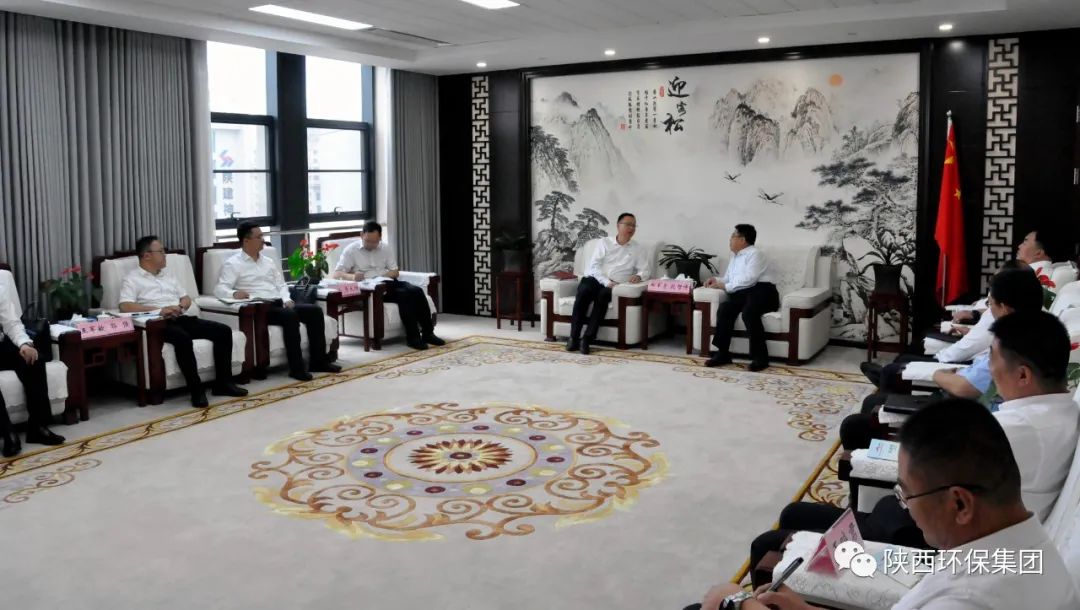 陕西跳高高试玩集团与神木市政府座谈交流
