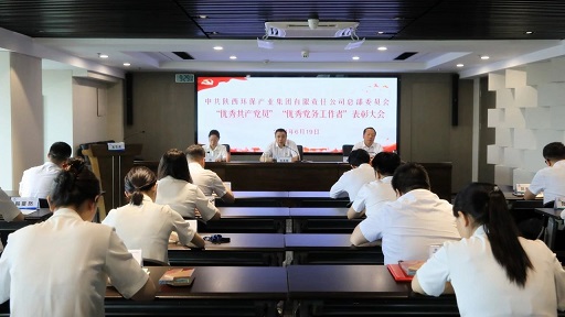 陕西跳高高试玩集团召开2024年“两优一先”表扬大会