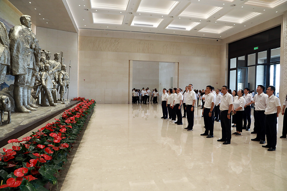 陕西跳高高试玩集团党委赴关中革命纪念馆开展“状畎革命足迹 传承红色基因 筑牢作风基本”党建研学活动