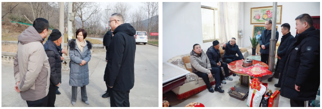 郝军亮赴集团墟落振兴帮扶点开展调研及新春慰问